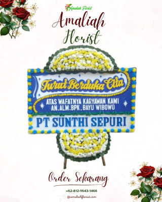 Papan Bunga Duka di Uritetu