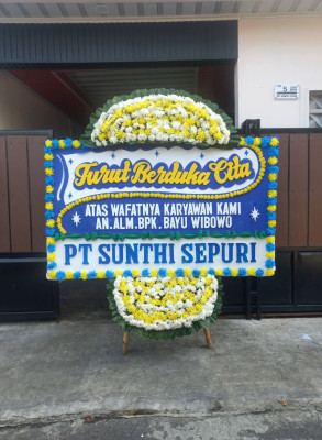 Papan Bunga Duka di Uritetu